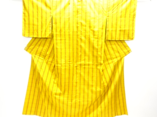 JAPANESE KIMONO / YONEZAWA TSUMUGI / WOVEN GRID
